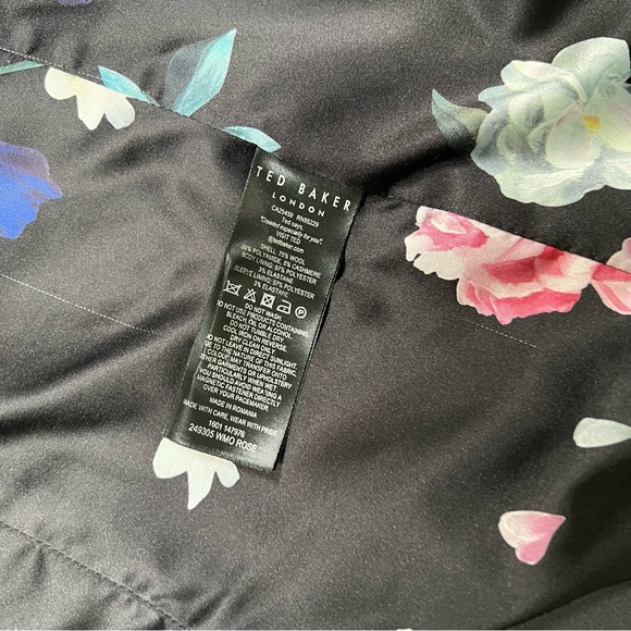 Ted Baker Women’s Mid length Wool Wrap coat. - Picture 6 of 11